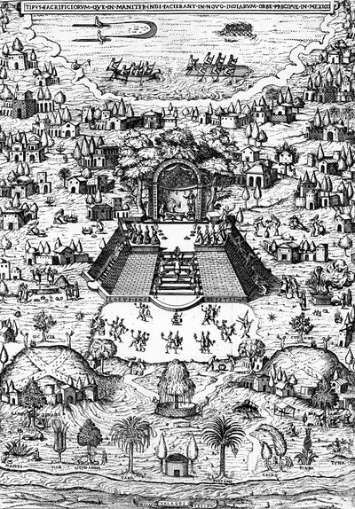 Veduta di Città del Messico da 